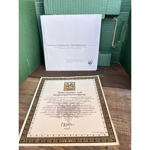 Vintage 1985 Konigszelt Bayern German Plate Karl Bedal - Picture 6 of 13